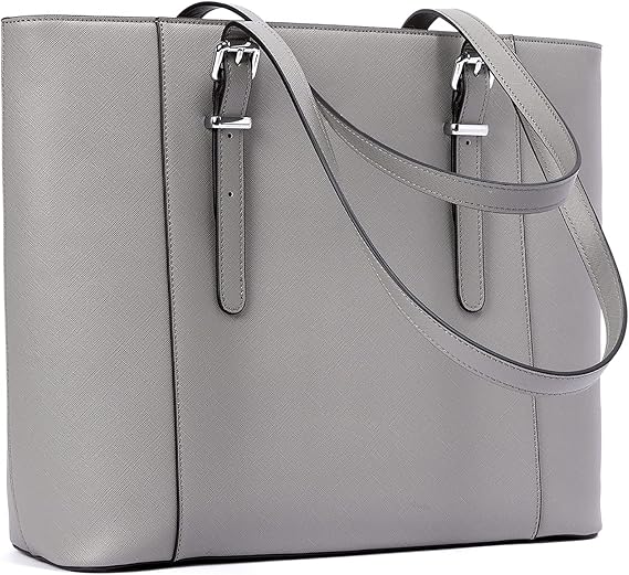 Telena Laptop Tote Bag for Women, 15.6 Inch Shoulder Tote Bag Leather Briefcase for Women, Large Capacity Handbag Bags | 15.6 Inch
