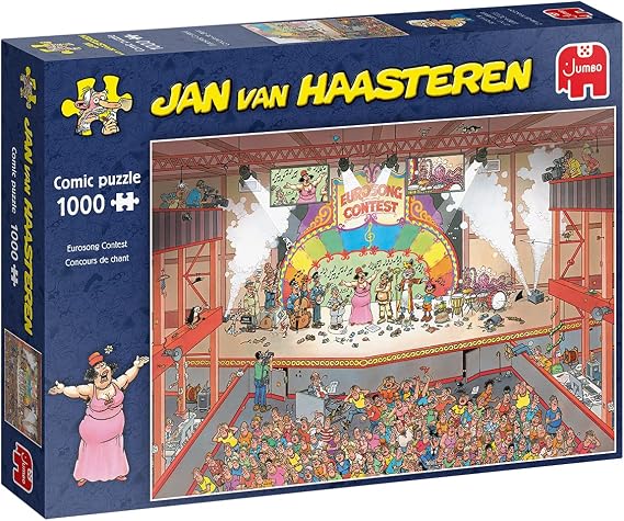 Jumbo, Jan Van Haasteren - Eurosong Contest, Jigsaw Puzzles for Adults, 1000-Piece
