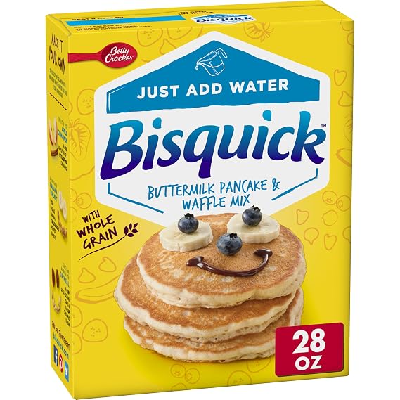 Betty Crocker Bisquick Buttermilk Pancake & Waffle Mix, 28 oz