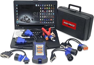 HI-NOO DX3 2025 Diagnostic Software with NEXIQ 3 Supports J08E, A09C Engines OEM Diesel Scanner with Live Data & Fault Code Reading All SoftwareNEXIQ with LaptopCF54