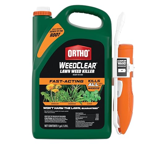 Ortho WeedClear Lawn Weed Killer Ready-to-Use with Comfort Wand, 1 gal.