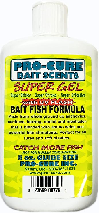 Pro-Cure Bait Fish Formula Super Gel, 8 Ounce