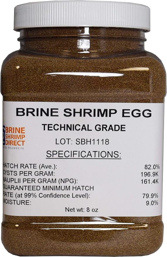 80% Brine Shrimp Egg, Technical Grade 8 oz