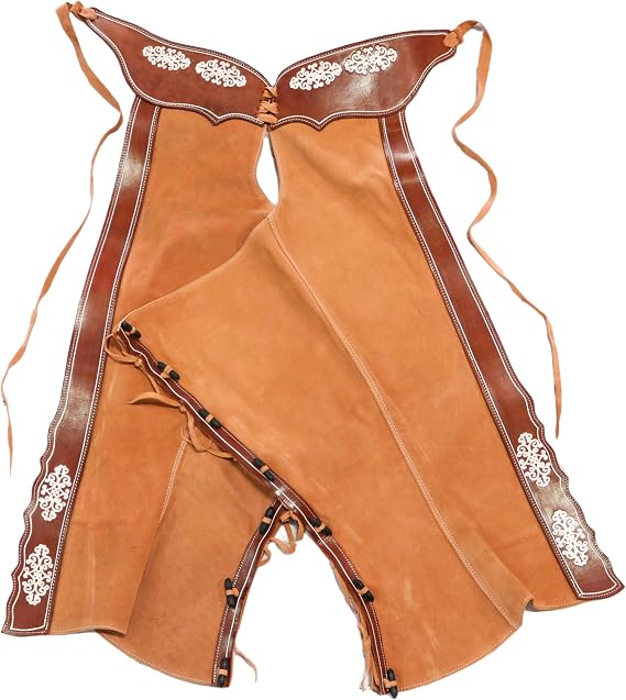 M-Royal Saddles 38" Charros Chaparreras Charras De Gamuza