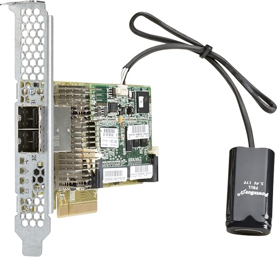 HPE Storage Controller - Plug-in Card - Low Profile Components 698531-B21, Silver