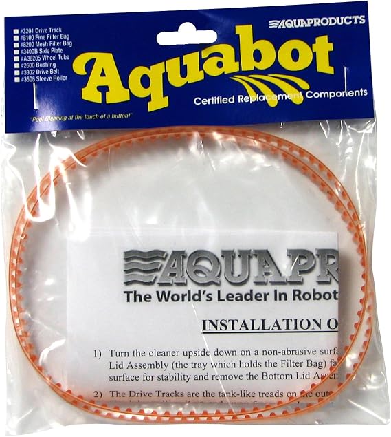 Aqua Products A3302PK Pool Cleaner Drive Belt , 2-Pack