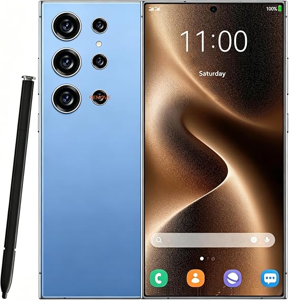 C24 Ultra Unlocked Smartphone, 8GB+256GB Cell Phone (Blue)