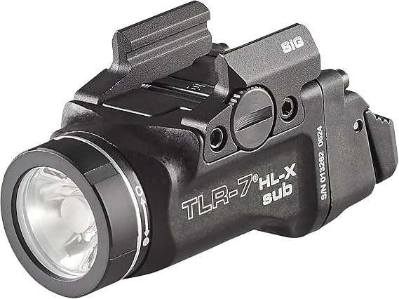Streamlight 69504 TLR-7 HL-X Sub Rechargeable Rail-Mounted Gun Light