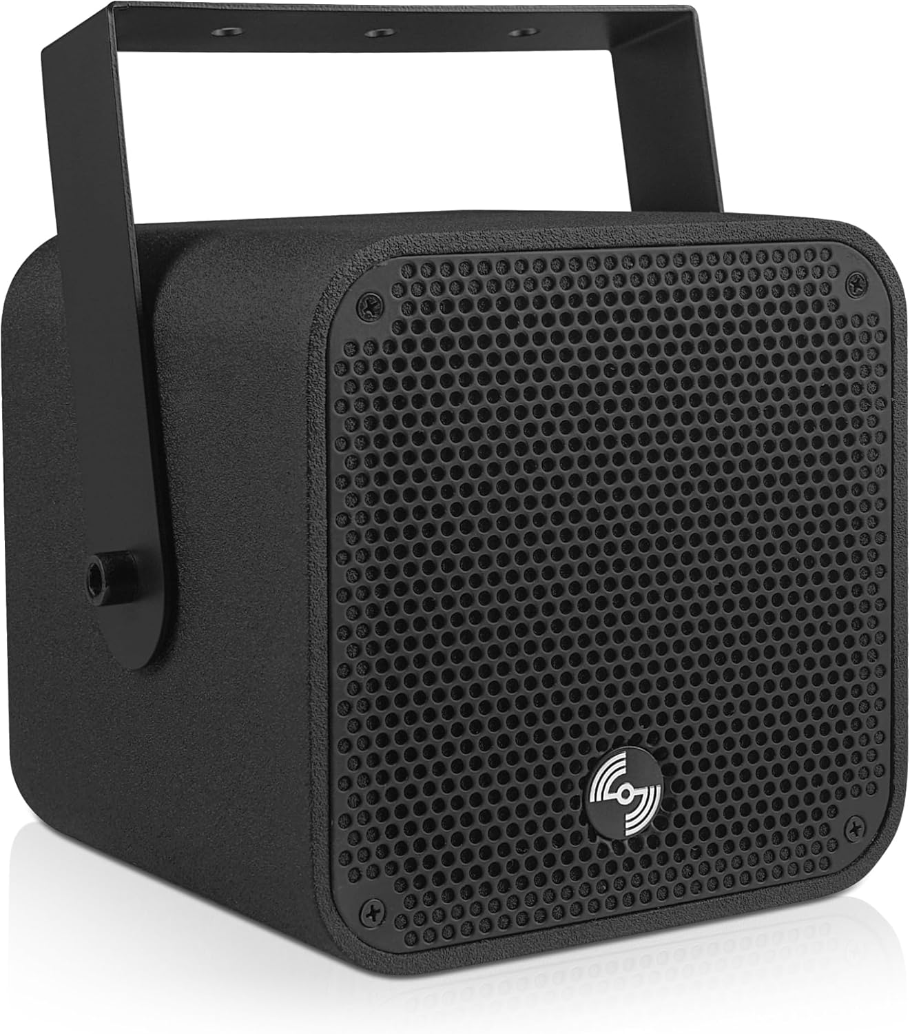 Sound Town IP55 Certified 2-Way 70V100V 5 Coaxial Weather-Resistant Surface-Mount Installation Loudspeaker wU Bracket, Black TITAN-5B