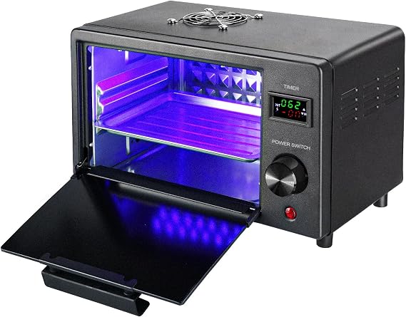 High Intensity UV Curing Oven Box - 1-3s Fast Curing Machine for UV Resin, Shadowless Glue, Phone OCA Glue, LCD & 3D Printing | with Timer, Energy Adjustment & Efficient Cooling