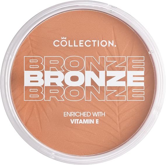 Collection Cosmetics Bronze Glow, Highly Pigmented Matte Bronzer, 15g, Matte Terracotta