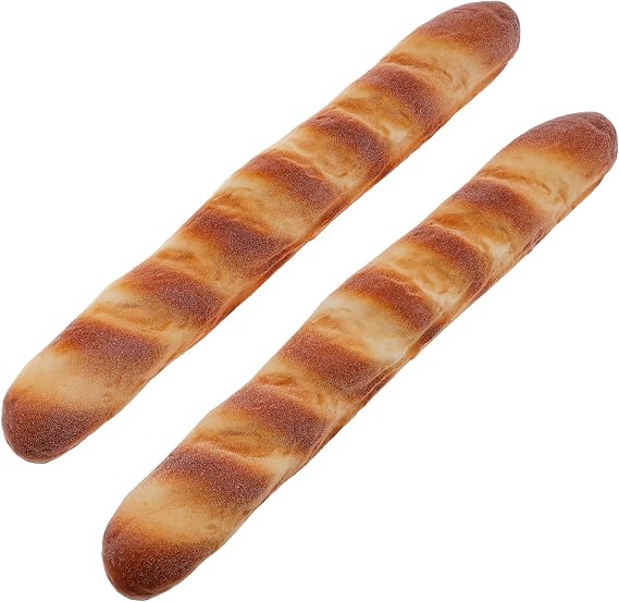 Gresorth 18.5 inch Artificial Long Bread Prop PU Fake Baguette Simulation
