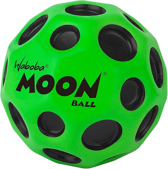 Waboba The Original Moon Ball - Hyper Bouncy Ball Makes Pop Sound When Bounced - All Ages Extreme Bounce & Fun - Perfect for Active Play & Indoor or Outdoor Games