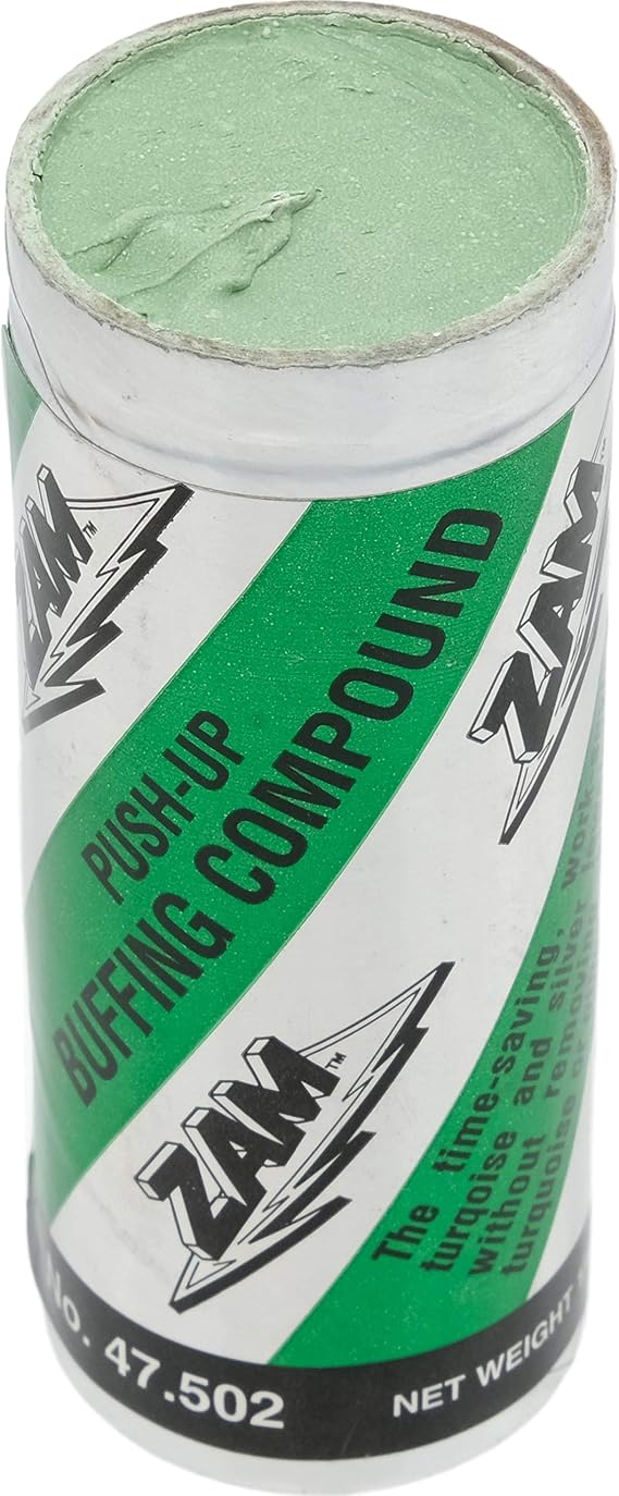 Mascot Zam Buffing Compound, 4 Ounce, Resin, Fine, Stone Compatible, Jewelry Polishing & Cleaning