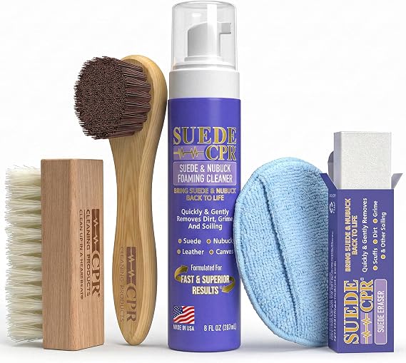 CPR Suede Nubuck Foaming Cleaner Kit, 8 oz