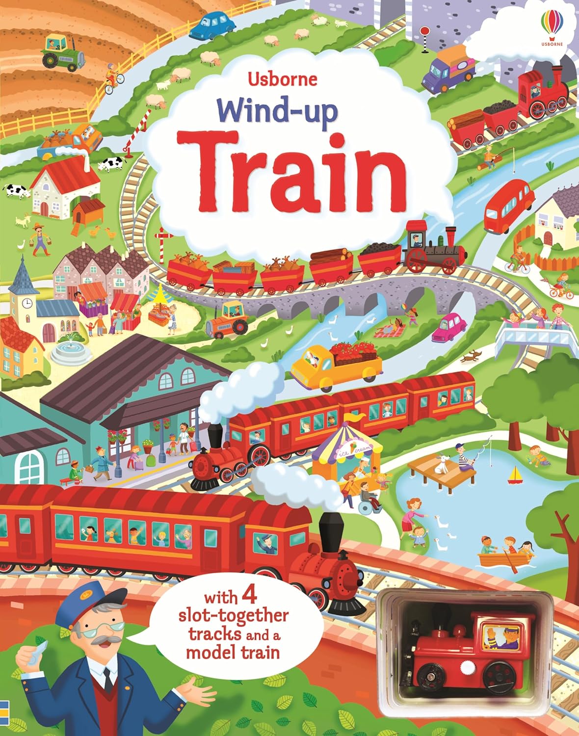 USB - Wind-Up Train Karton Kitap – Kapağı kaldırın, 1 Ekim 2014