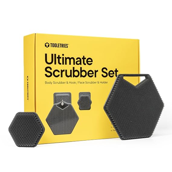 TOOLETRIES The Ultimate Silicone Scrubber Set - Charcoal