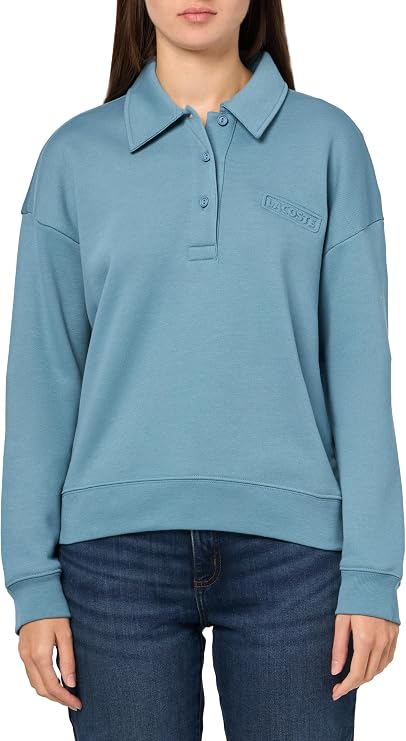 Lacoste Women's Polo Collar Sweatshirt