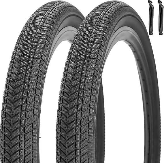 18" Bike Tires 18 X 2.125 and 18 Inch Folding Bicycle Replacement Tire Fit 18x1.75/1.95/2.125 Compatible with BMX Bike RoyalBaby Joystar Bike Road Bicycle Folding Bike
