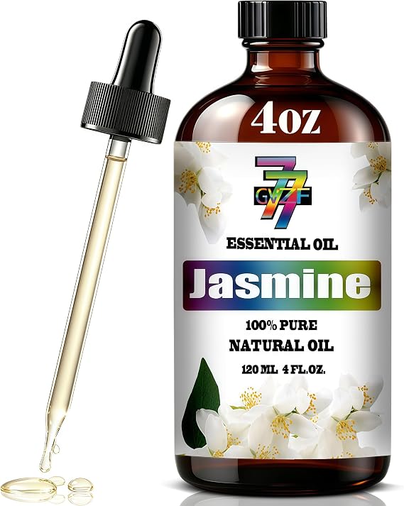Jasmine Essential Oil for Diffuser Home, DIY Candle Soap Making, 4oz