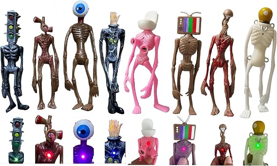 8 PCS Siren Head Action Figure Monster Siren Head Horror Model (Series-H)