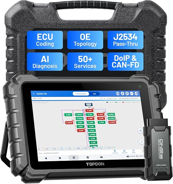 TOPDON ONE Bidirectional Scan Tool, 10.1" Professional Diagnostic Tool