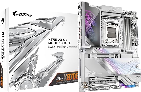 Gigabyte Anakart Amd Am5 Atx X870e A Master X Ice