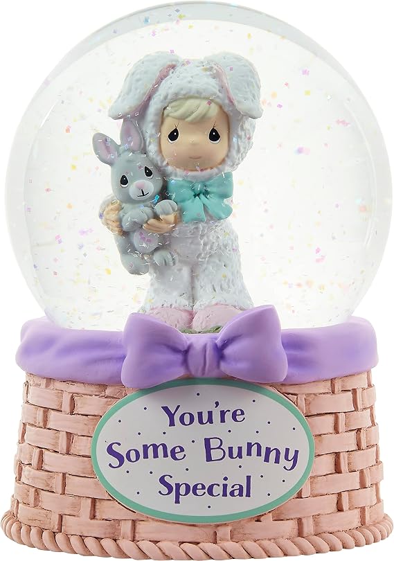 Precious Moments 222101 Youre Some Bunny Special Resin/Glass Musical Snow Globe