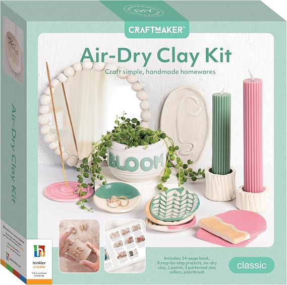 Craft Maker Classic Air Dry Clay Craft Kit