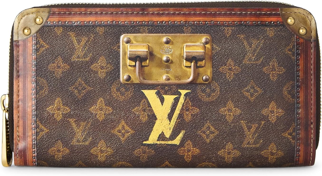 Pre-loved Monogram Canvas Time Trunk Zippy, Brown