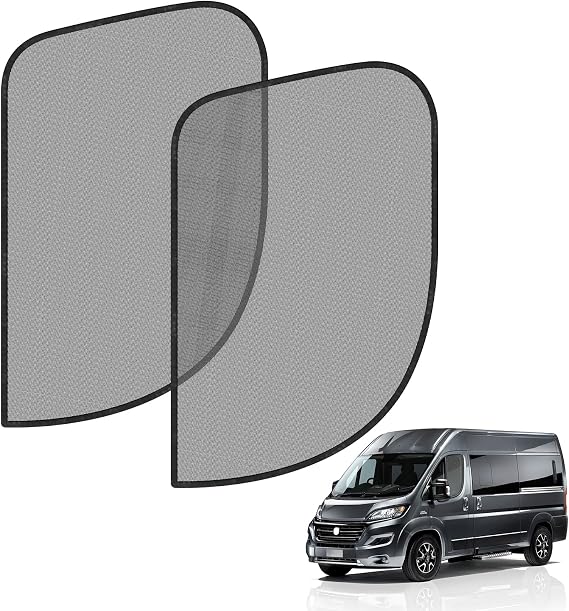 Magnetic Window Bug Screen for Front Doors Window, Pair Compatible with 2014-2024 Ram Promaster High Roof