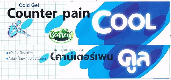Counter Pain Cool Gel 120G for Massage and Relaxation, Sports Activity