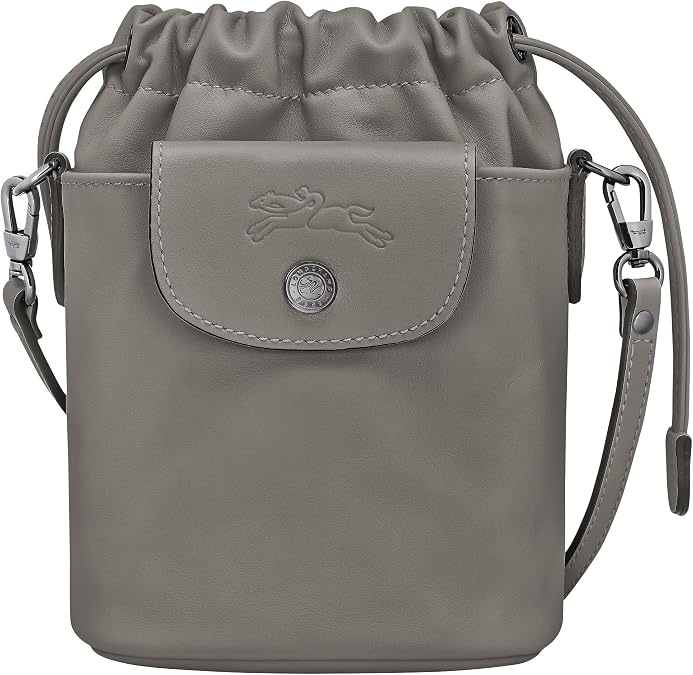 Longchamp Extra Small Le Pliage Xtra Leather Bucket Bag, Turtledove
