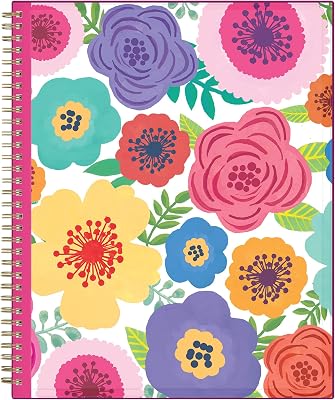 Blue Sky 2022-2023 Academic Year Weekly & Monthly Planner, 8.5 x 11, Flexible Cover, Wirebound, Mahalo 100149-A23