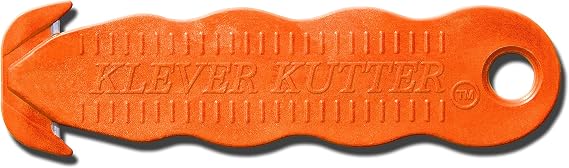 Klever Kutter Box Bulk Safety Cutter, Orange, 100 Piece