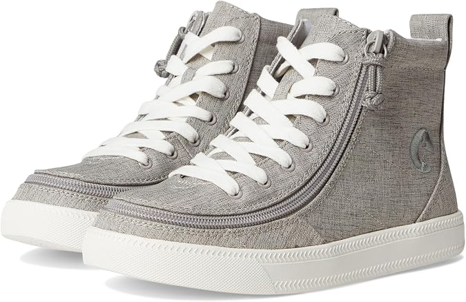 BILLY Footwear Kids Classic Lace High (Little Kid/Big Kid), Grey Jersey, 1 Little Kid