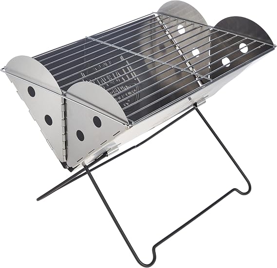 UCO Flatpack Stainless Steel Portable Grill and Portable Fire Pit