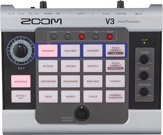 Zoom V3 Vocal Processor for Streaming & Live Performance