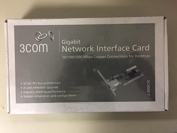 3C2000-T Gigabit Network Interface Card