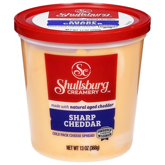 Shullsburg Creamery Sharp Cheddar Cold Pack Cheese Spread, 13 oz