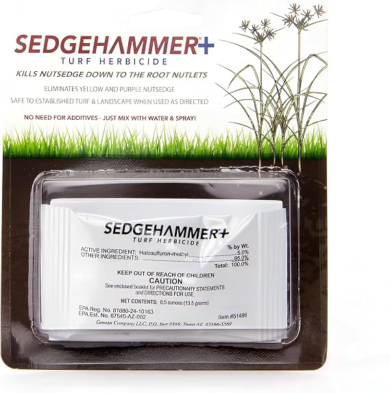 Sedgehammer Plus Turf Solution, 13.5 Grams, Nutsedge Control