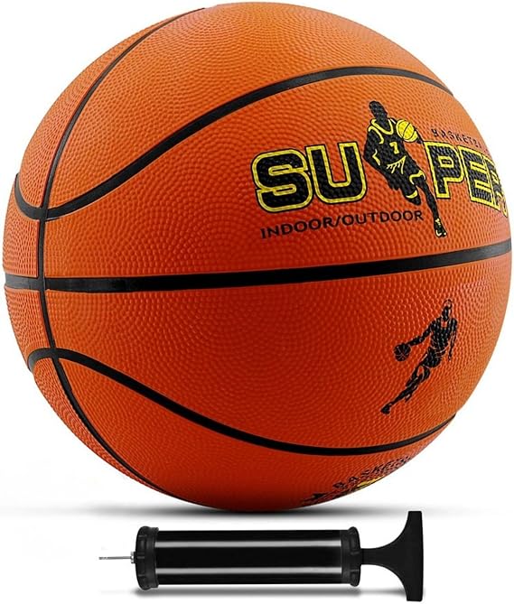 Basketbol Topu, Turuncu, 7 Numara, İç ve Dış Mekan, Pompa Dahil,