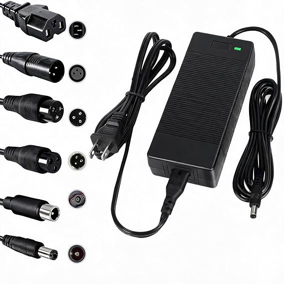 UL Certified 42V 2A 6Prong Charger for 36V Scooter & Hoverboard