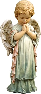 Napco Praying 12-Inch Angel Child Outdoor Decoration