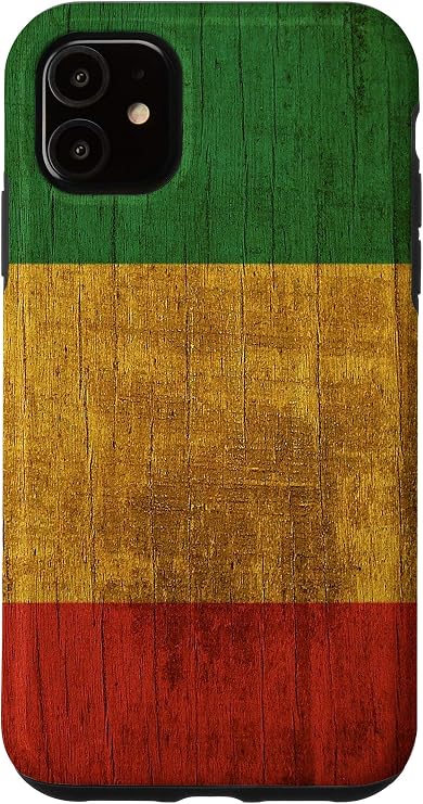 iPhone 11 Rasta Roots Rock Reggae Colors Case