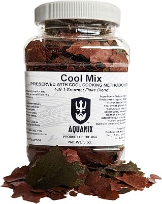 Brine Shrimp Direct Community Fish Flake Mix Spirulina, Mysis, Garlic & Color-Enhancing Flake, 3 oz 85g