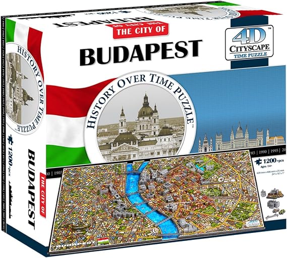 4D Cityscape 4D Budapest Time Puzzle (1200 Pieces)
