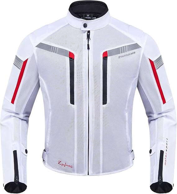 Summer Motorcycle Riding Jacket for Men with CE Armor