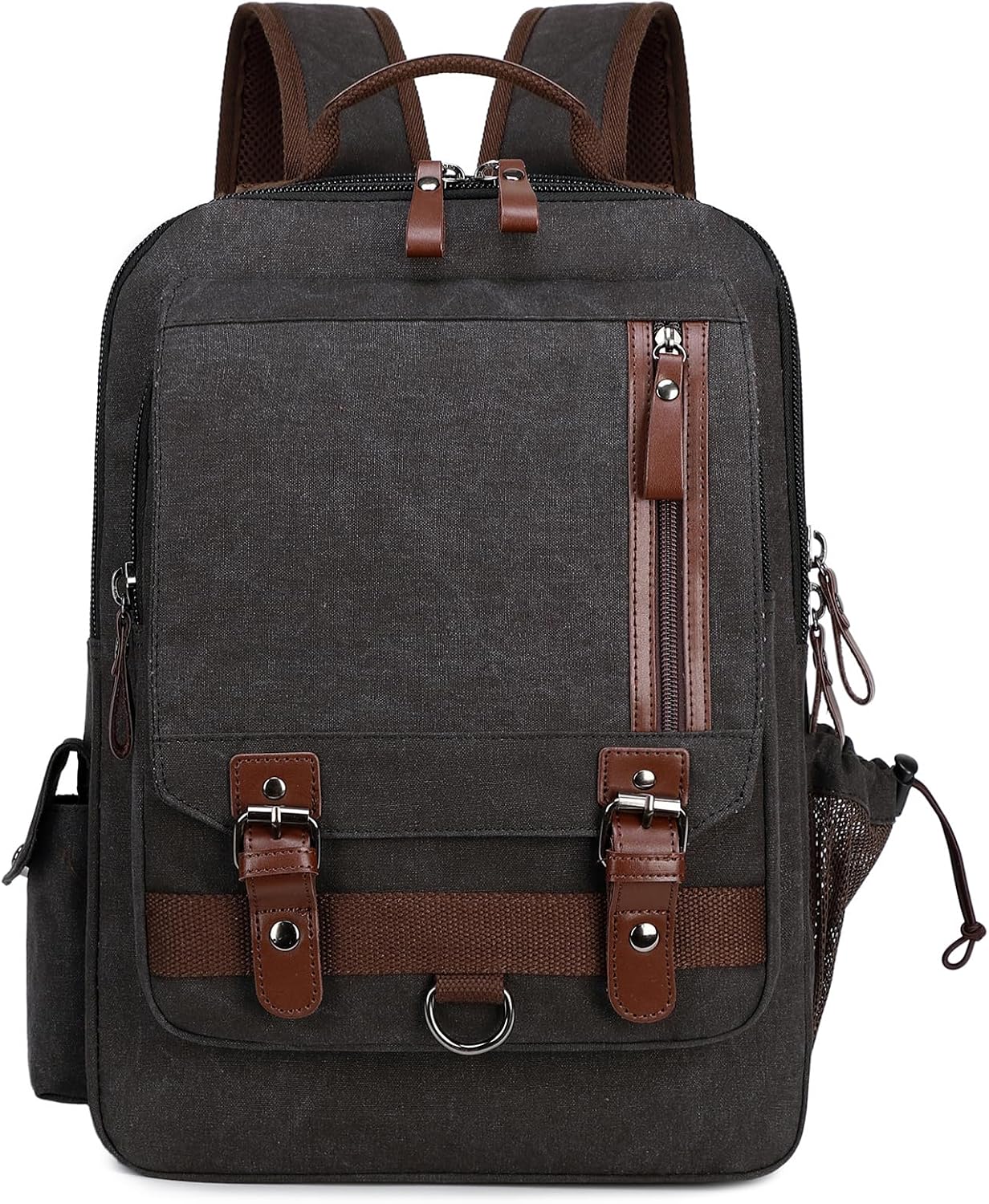Mygreen Backpack, Compatible with 15.6-inch Laptops, Thin, Canvas, Water Repellent, For Work, Business Trips, Travel, School, Mens