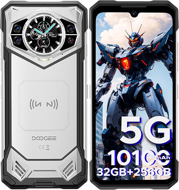 S200 5G Rugged Phone with 6.72 FHD+1.32" Dual Screen,10100mAh/33W Rugged Phone Unlocked,32 GB+256 GB/2TB Rugged 5g Smartphone Unlocked,100 MP Camera/Fingerprint ID/Face Unlock/NFC